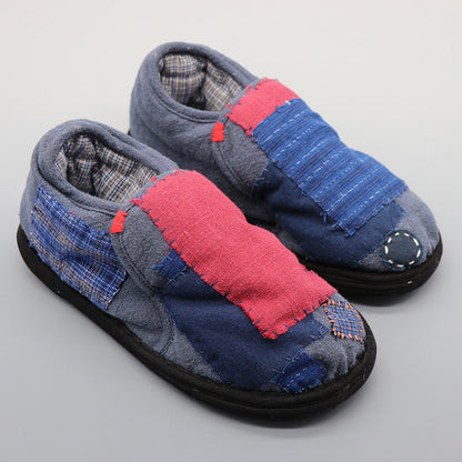 Handmade Cotton Cloth Shoes – Traditional Patchwork Soft Sole Shoes